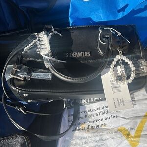Steve Madden Elegant Black Shoulder Bag
